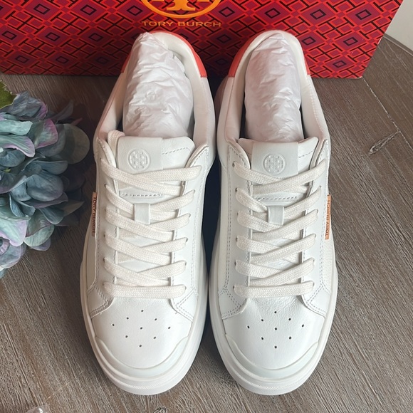 NWT!  🐞 Tory Burch Ladybug Leather Sneakers - Picture 3 of 7
